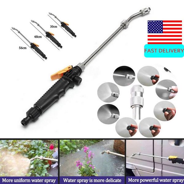 

garden hoses 30/48/56cm car high pressure water gun jet washer hose wand nozzle sprayer watering spray sprinkler cleaning tool