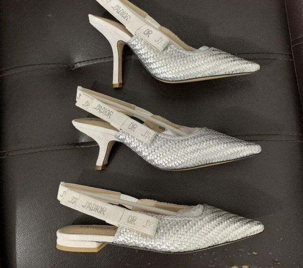 

classic high heeled shoes sheepskin braided designer explosive models ladies stamped sheepskin lining italian leather sole heel height, Black