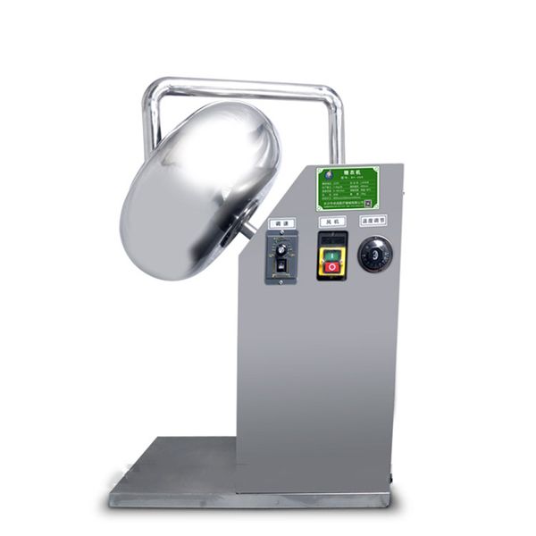 

220v commercial sugar candy tablet coating machine electric mini pill polishing machine pellets coater with air blower