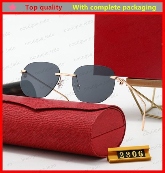 

luxury fashion series sunglasses men and women style glasses frameless buffalo horn design brand glasses casual fashion glasses, White;black