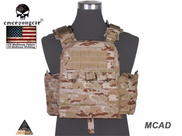

back support emersongear cp style cpc tactical vest cage plate carrier cherry molle combat gear multicam arid em7400mcad1, Black;blue