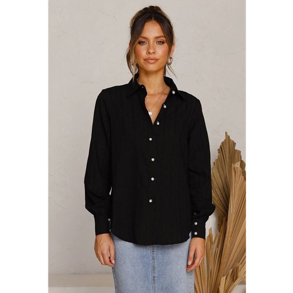 

womens and blouses elegant cotton linen tunic boho for women chemise oversize boho for ladies black button, White