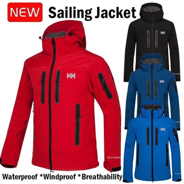 

softshell sailing hh jacket men's windproof waterproof hiking jackets mountain&hiking winter trekking jacket, Black;brown