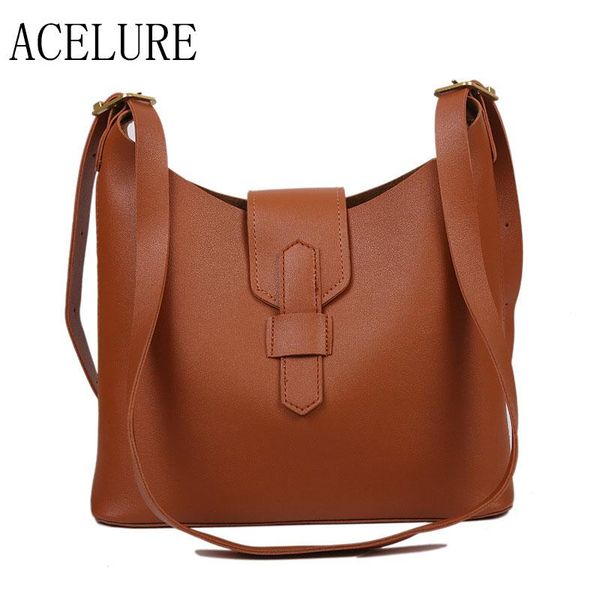 

cross body acelure simple style pu leather messenger crossbody bag handbags vintage fashion high capcity shoulder bags for women
