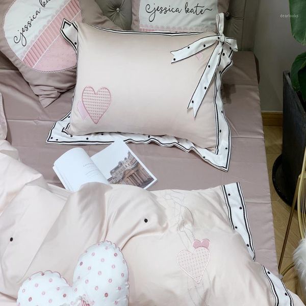 

high-end 60s satin long-staple cotton four-piece cotton set1