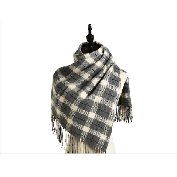 

plaid scarf for women and japan autumn / winter 201026, Blue;gray