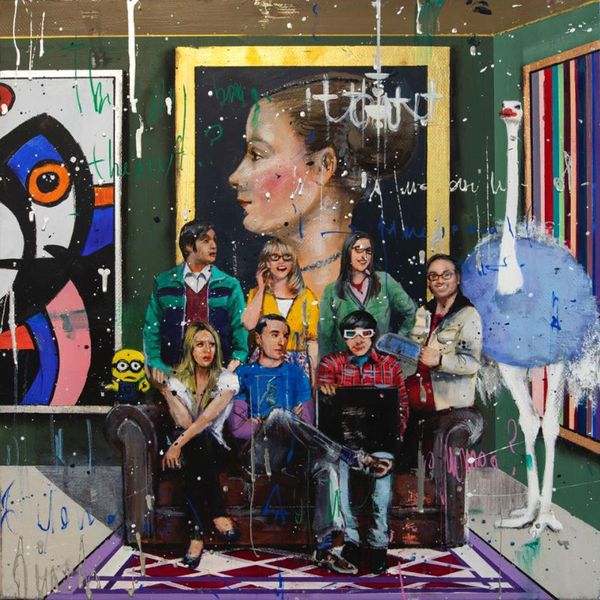 

angelo accardi the big bang friends home decor handcrafts /hd print oil painting on canvas wall art canvas pictures 201226