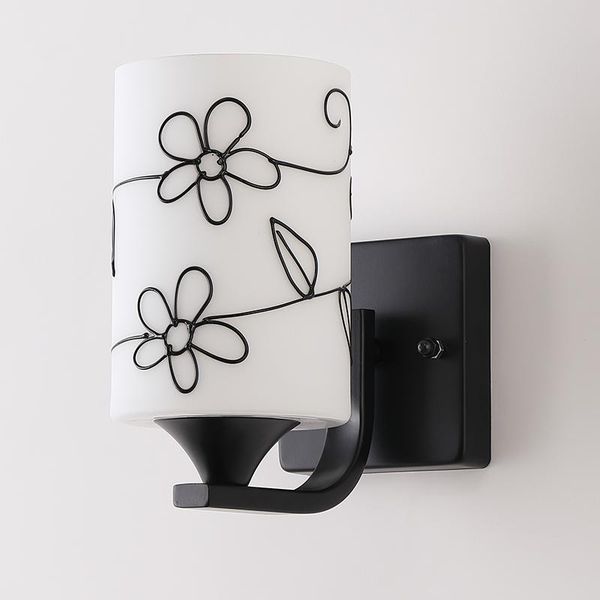 

bedside bedroom wall lamp living room modern simple creative led wall light aisle stair glass bathroom mirror light e27