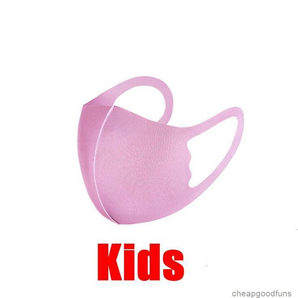 

uto6wface mouth mask kids boy cover pm2.5 respirator dustproof anti dust washable reusable ice silk cotton child masks dhl 7