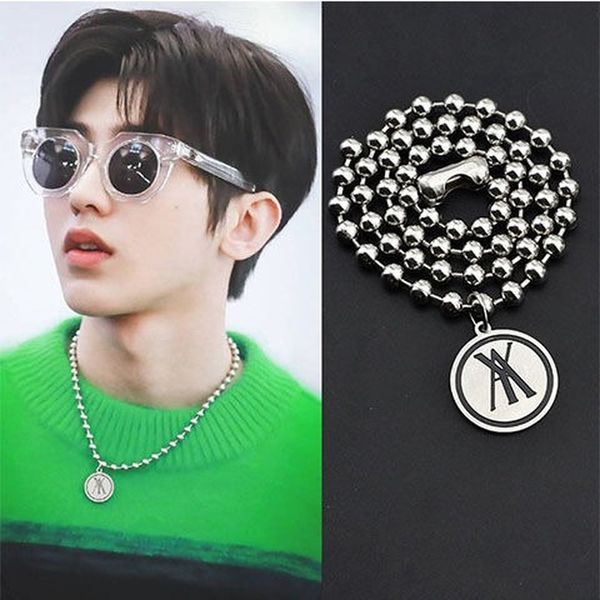 

star necklace hong kong style hip hop disco dancing tide cool sweater chain for men and women, Silver