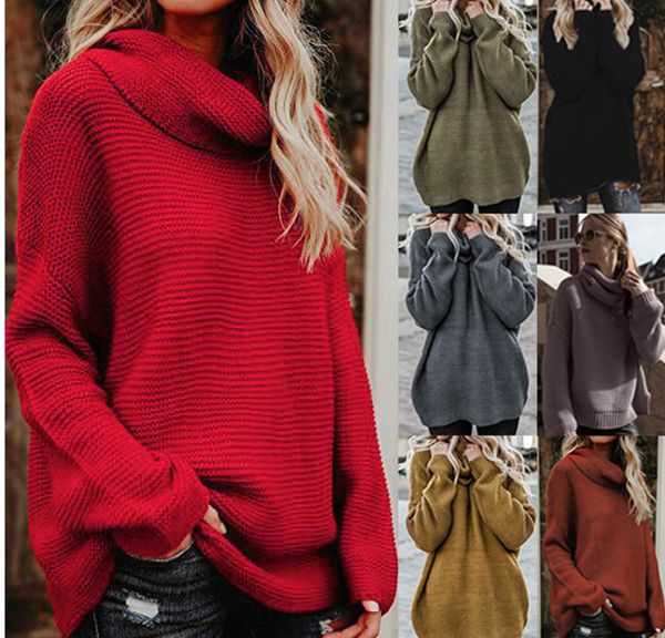

commuting ol large new t-shirt long sleeve high neck pullover for women in fall / winter 2020, White;black