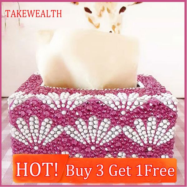 DIY Diamond painting Tissue box Three-dimensional handmade art Children's DIY Rhinestone Diamond embroidery cartoon home decor 201202