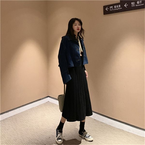 

2021 new slim sweater women o-neck midi party elegant knitted female autumn winter casual long sleeve maxi dress korean imsq, Black;gray