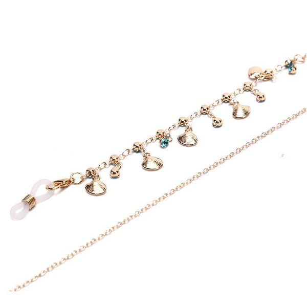 

rhinestone shell string eyeglasses chain reading glasses metal cords sunglasses spectacles holders rope rhinesto jllbha