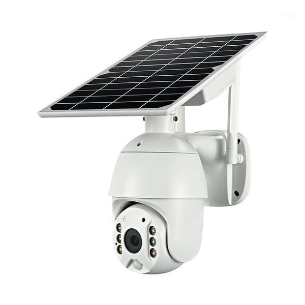 

cameras solar charge 4g wifi ip ptz panel power speed dome p2p mobile app control cloud storage camera1