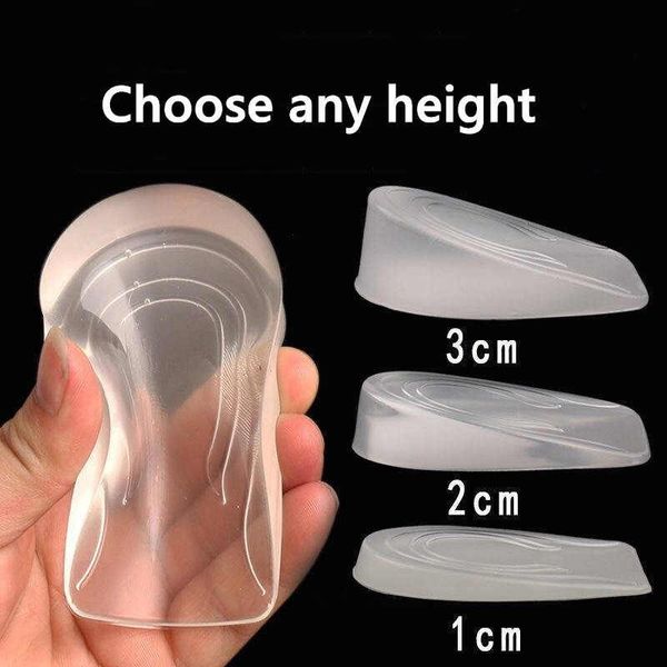 

insole pad height increase gel high arch support insoles gel pad arch support flat feet women men orthopedic foot pain unisex, Silver