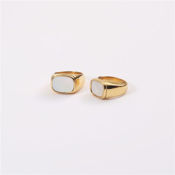 

designer's minimalist exaggeration celli style gold flat ring, Silver