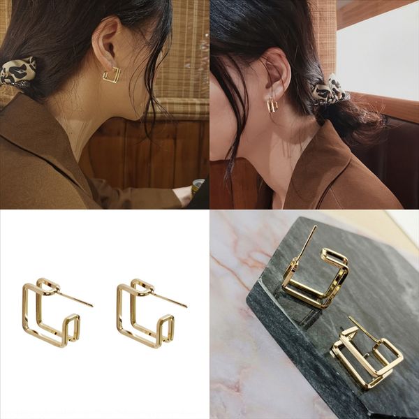 

xsha for stud earrings fine women freshwater silver korean geometric sterling pearl boho flower earring gold earring aretes de mujer, Golden