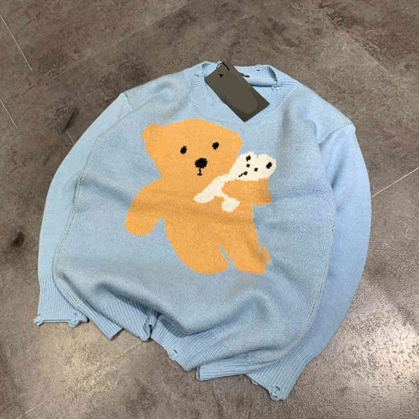 

2022 factory wholesale new model winter version lazy wind women's loose fashion bottomed fashionable sweater, White;black