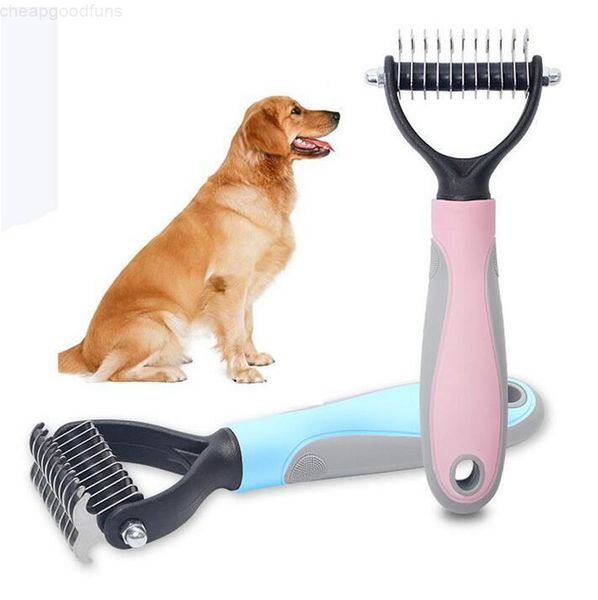 

new dogs removal cat dog fur trimming dematting deshedding brush pet grooming tool matted long hair curly comb