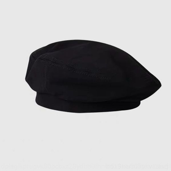 

dkd6 2020 autumn and winter letter hat fashion ribbon bow beret women039;s hat winter embroidery retro men039;s beret french navy, Blue;gray