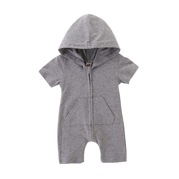 

ad born newborn toddler infant baby boys girl casual romper jumpsuit cotton short sleeve clothes summer sunsuit outfits t200706, Blue