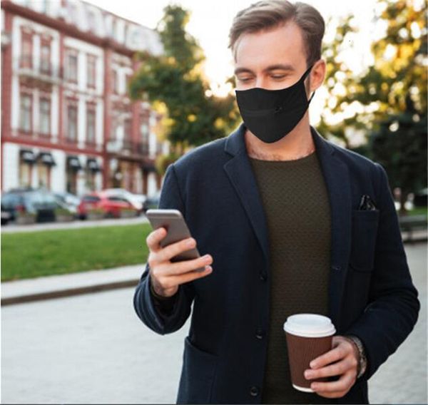 

zipper creative black face mask fridayseller design easy to drink washable reusable covering protective designer mas