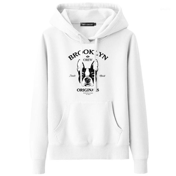 

mydbsh brand pullover character printed dog hoodies women long sleeve streetwear sweatshirt homme female casual hoodie pullovers1, Black