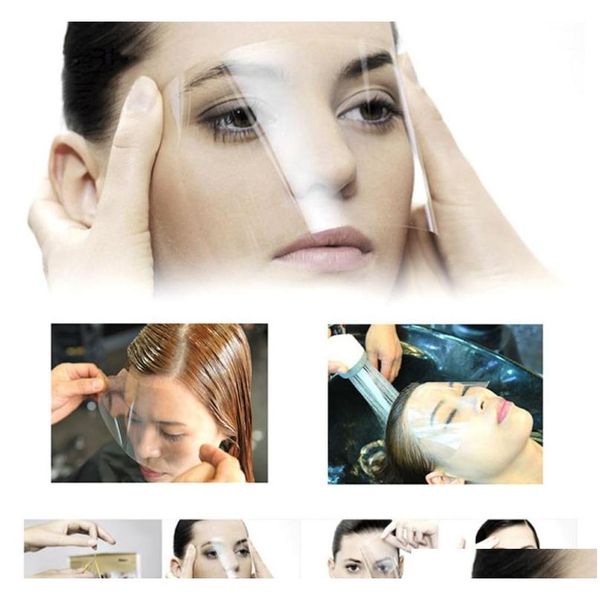 

50pcs/set disposable hair pro salon plastic hairspray mask shield qylrxr lipper