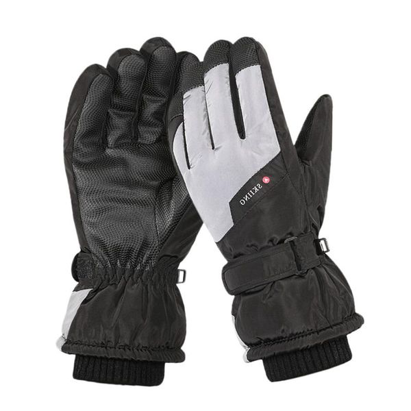 

ski gloves 1pair men women waterproof snowboard hand winter fleece warmer motorcycle bike riding mittens