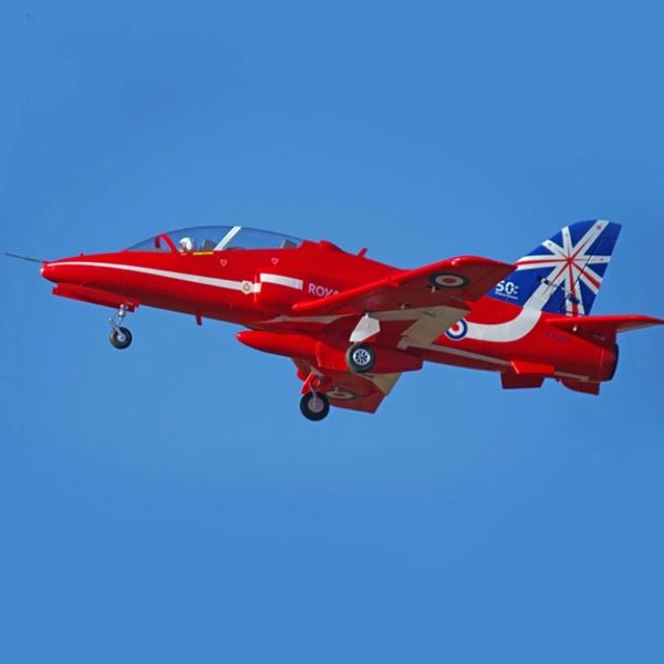 

fms 80mm bae hawk red arrow rod crooked vian edf jet 6s 6ch с клапанами retails epo pnp rc самолет модель хобби самолет avion