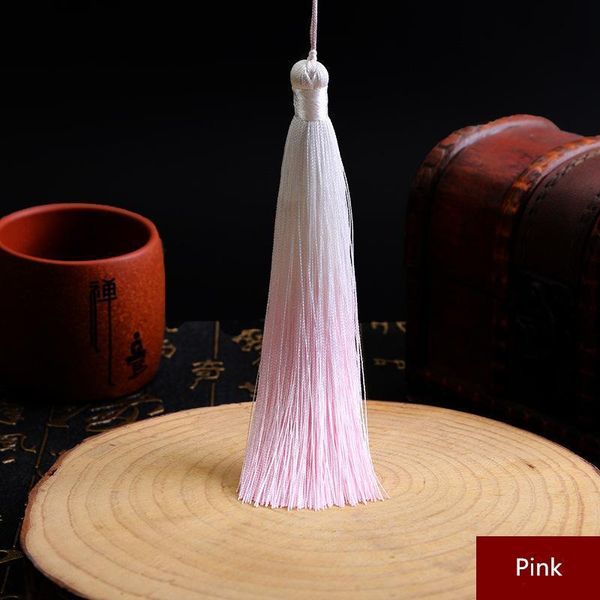 

5pcs light color bookmark silk tassels diy curtain clothes bag craft supplies classical style tassel pendant 13cm h wmttht