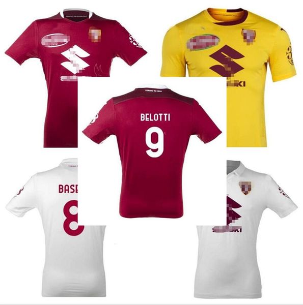 

2020 2021 torino fc soccer jerseys belotti falque izzo meite zaza baselli nkoulou custom 20 21 turin home away football shirt uniform, Black;yellow