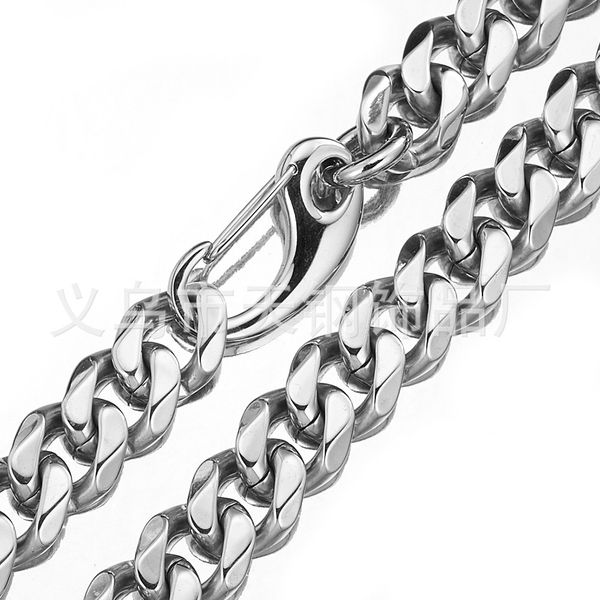 

luxury chic same style amazon rock hip hop chain mens titanium steel stainless steel necklace fashion design, Golden;silver