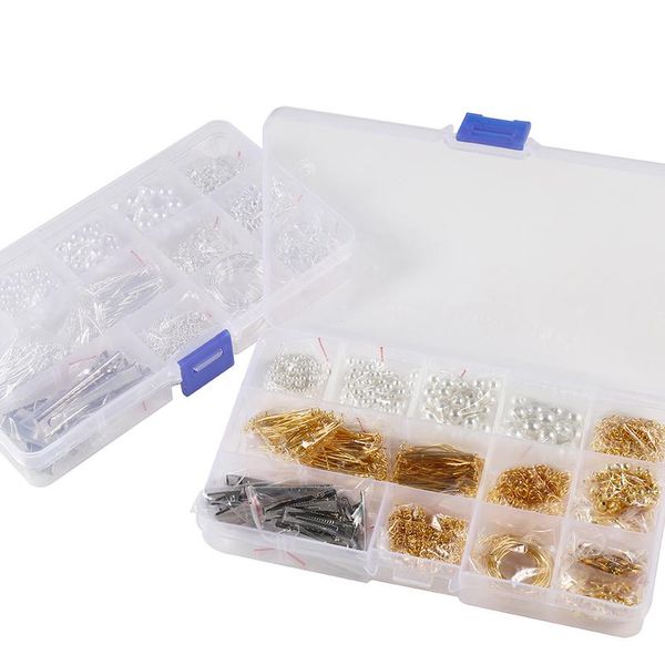 

1400pcs hairpin/earrings clasps/lobster clasp/flat head pin/loose pearls beads/ot clasp for jewelry making diy accessories wmtjju