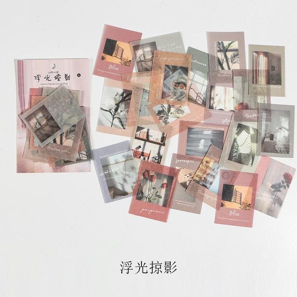 

tianzi 40pcs pack letter of time poetry washi paper stickers diy diary deco planner journal decorative stationery stickers wmtyky petsyard