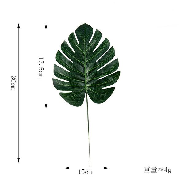 

10pcs high simulation artificial monstera tropical plant leaf home party office store wedding event party decorations bbyytg xmhyard