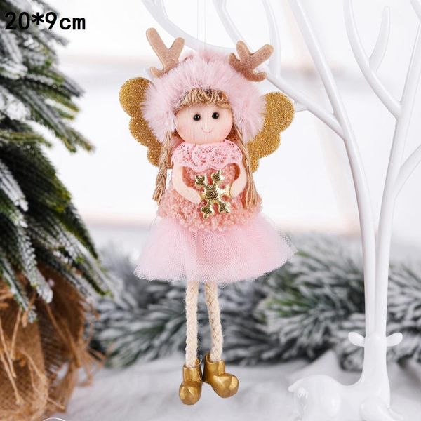 

творческое рождество девушка украшения xmas tree подвеска 2021 с рождеством декор для дома украшения рождественской елки chirldren подарков