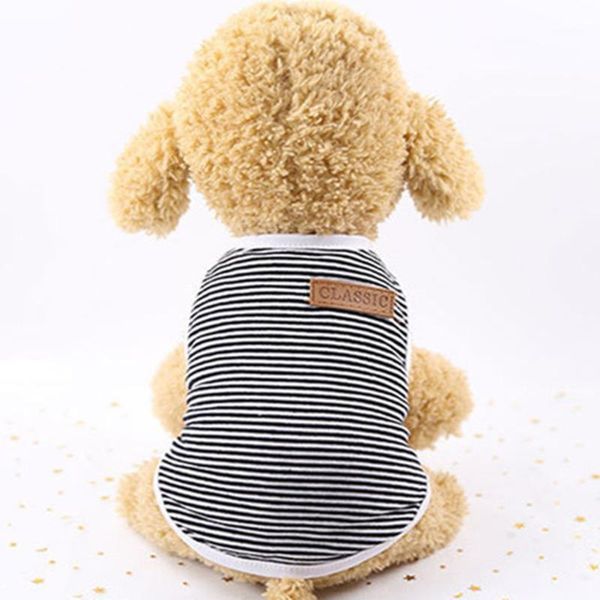 

dog apparel classic solid color shirt clothes for small dogs summer chihuahua tshirt puppy vest yorkshire terrier pet clothes1