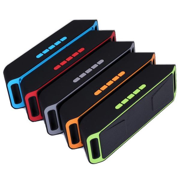 

new wireless outdoor bluetooth speaker mobile computer tf car subwoofer portable aux cable speaker