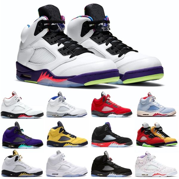 

jumpman what the 5 5s high basketball shoes mens sail stealth 2.0 raging bull red oreo, Black