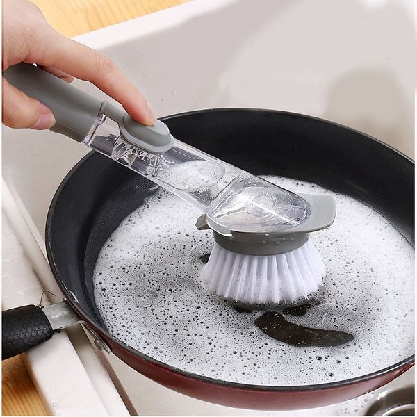 

long handle automatic liquid cleaning multi-function hydraulic washing brush