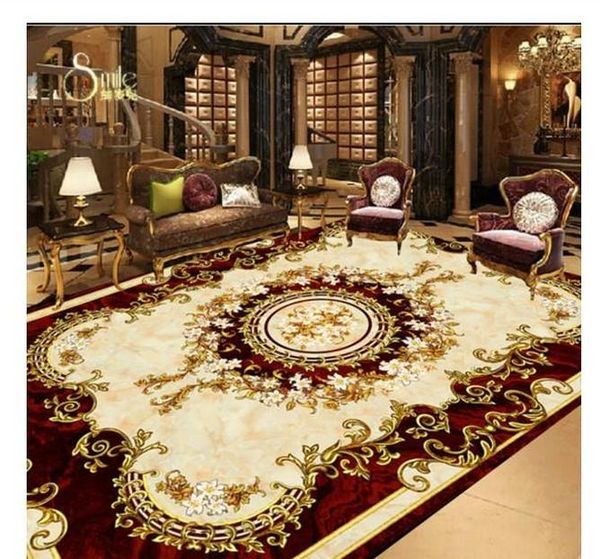 

self-adhesive 3d art pattern vintage 530 floor wallpaper mural wall print jllgdl dhsybaby