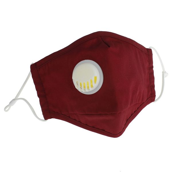 

factory mask 2020 anti-dust new reusable pm2.5 valve protective cotton face masks cloth washable mans womans 6 pdkts