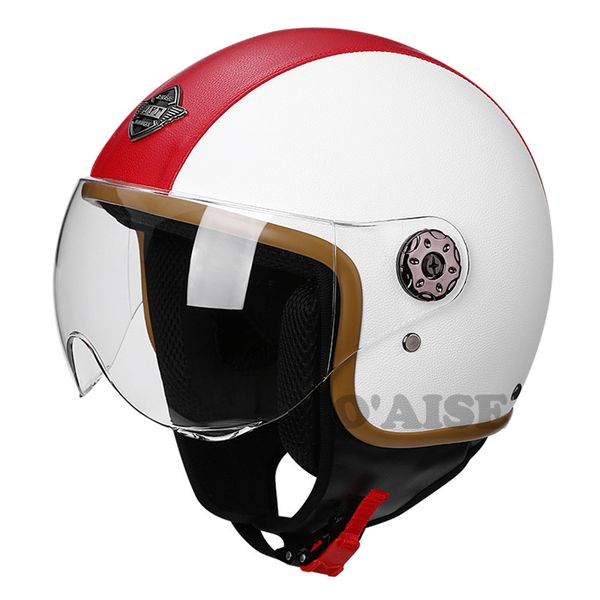 

retro vintage helmets open face motorcycle scooter half helmet tk81