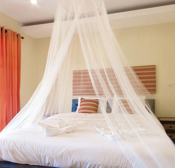 

universal white dome mosquito mesh net easy installation hanging bed canopy netting for single to king size beds jlldux xhhair