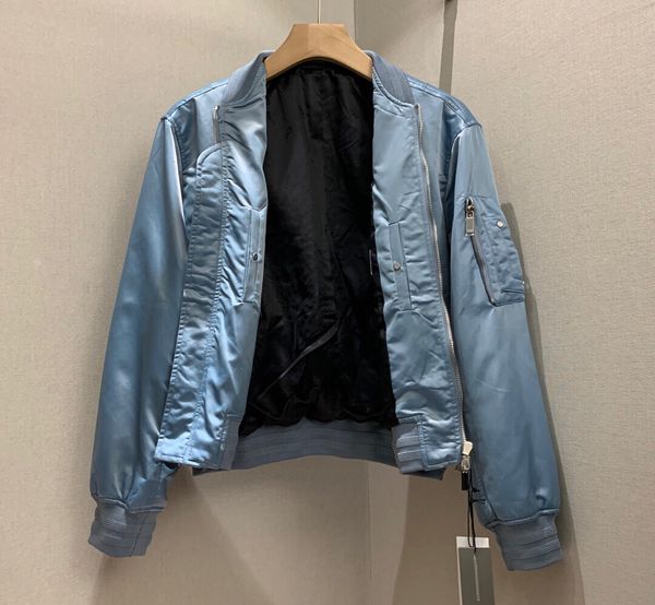 

2020ss italy paris embroidered pilot jacket baseball jacket jacket man and woman 1211, Black;brown