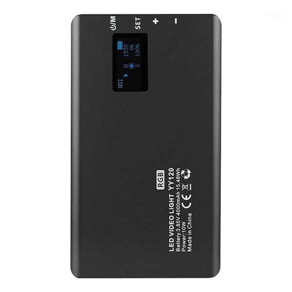 

rechargeable rgb color panel led video light studio pgraphy 2500k 8500k led video light1