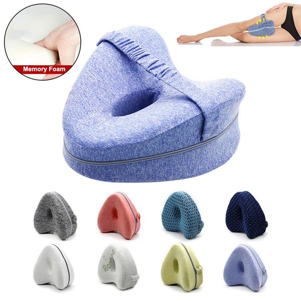 

meijuner orthopedic pillow for sleeping memory foam leg pillows knee support cushion between the legs for hip pain sciatica