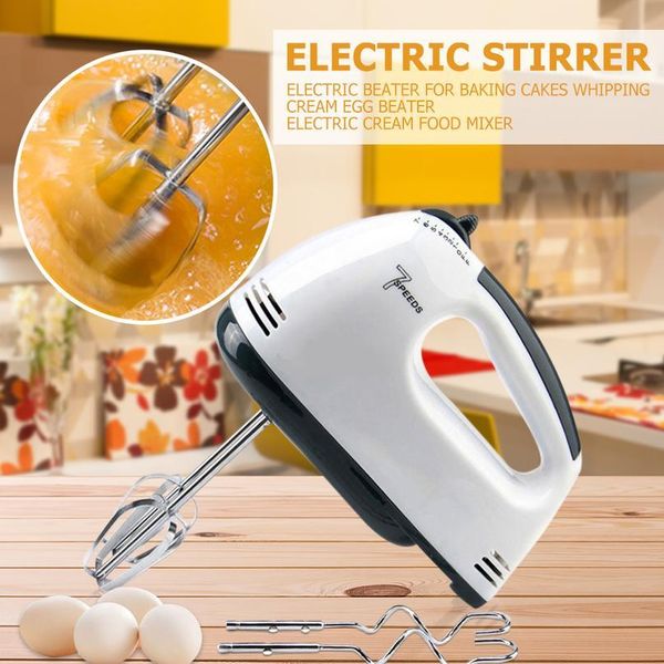 

5 speeds electric mixer egg beater food whisk blenders frother milk foamer stainless steel home processor kitc bbysdw